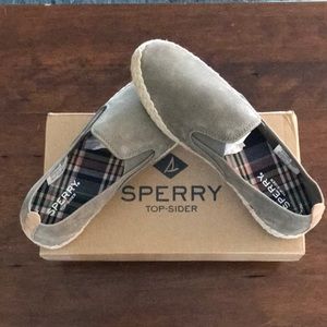New - Sperry Women's Sailor Leather/Jute Boat Shoe- sz 7